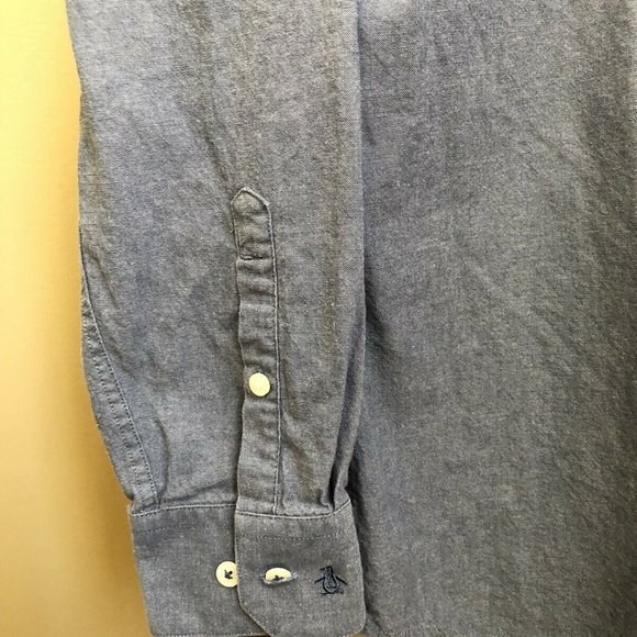Original Penguin Munsingwear Shirt Men's Size 16 - Picture 8 of 11